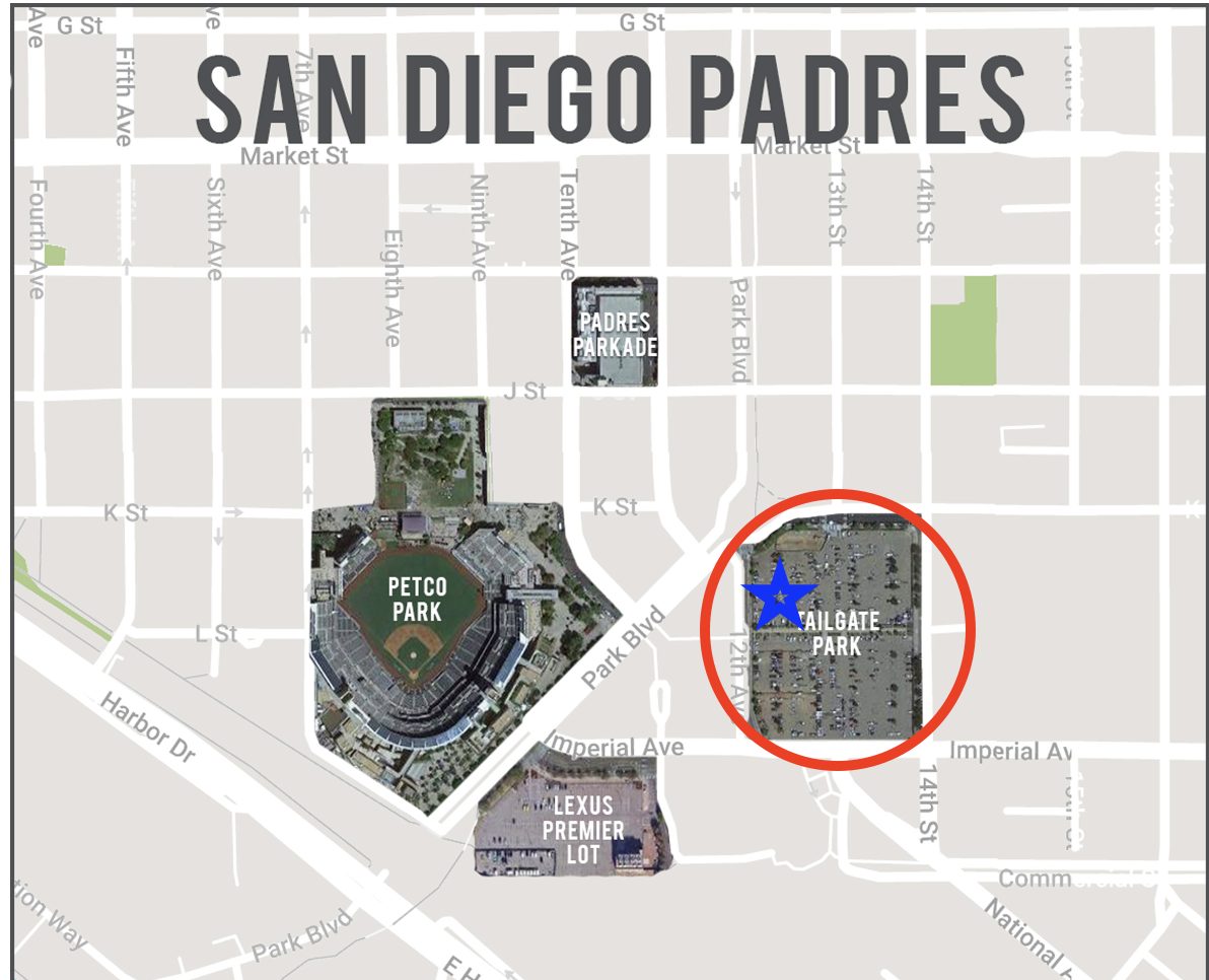 Padres Tailgate Lot