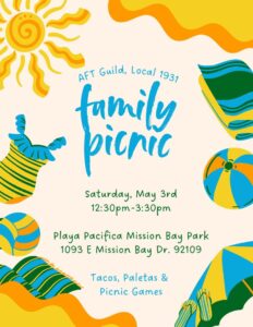 AFT Guild Family Picnic Flyer