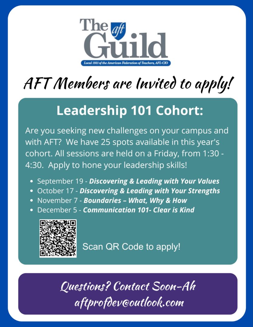 AFT Members are Invited to apply