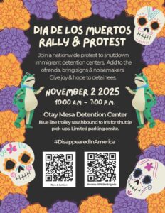 Dia de los muertos rally flyer