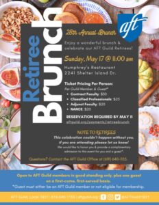 Retiree Brunch 2026 Flier